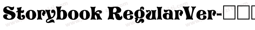Storybook RegularVer字体转换